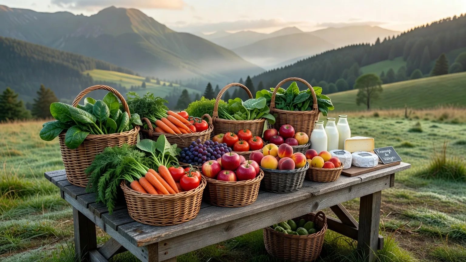 Bienvenue à la ferme dans les Vosges : vente directe et circuit court