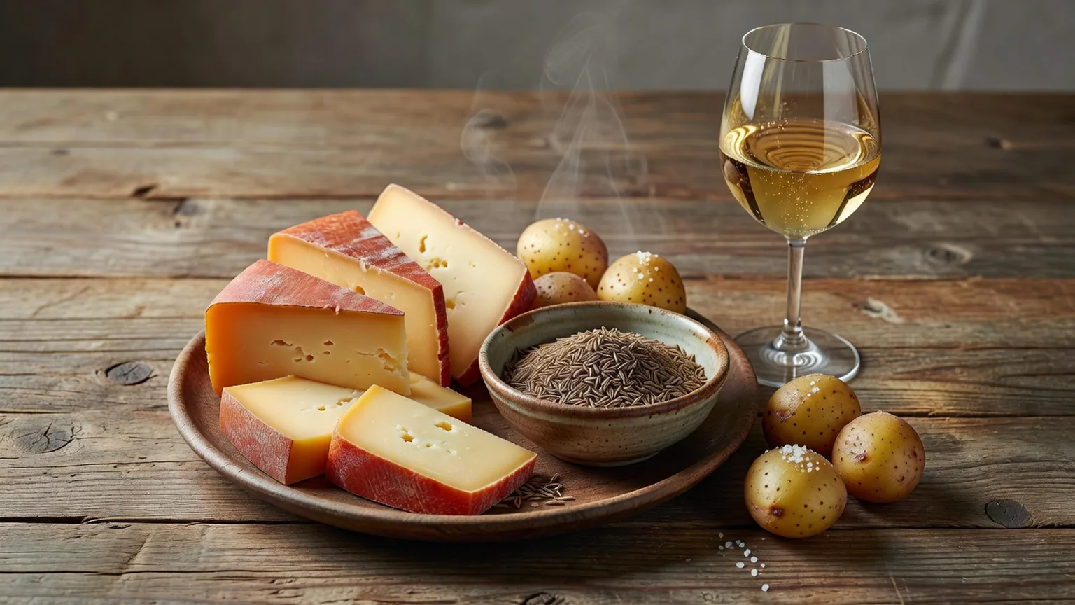 Déguster le Munster : cumin, pommes de terre et vin d'Alsace